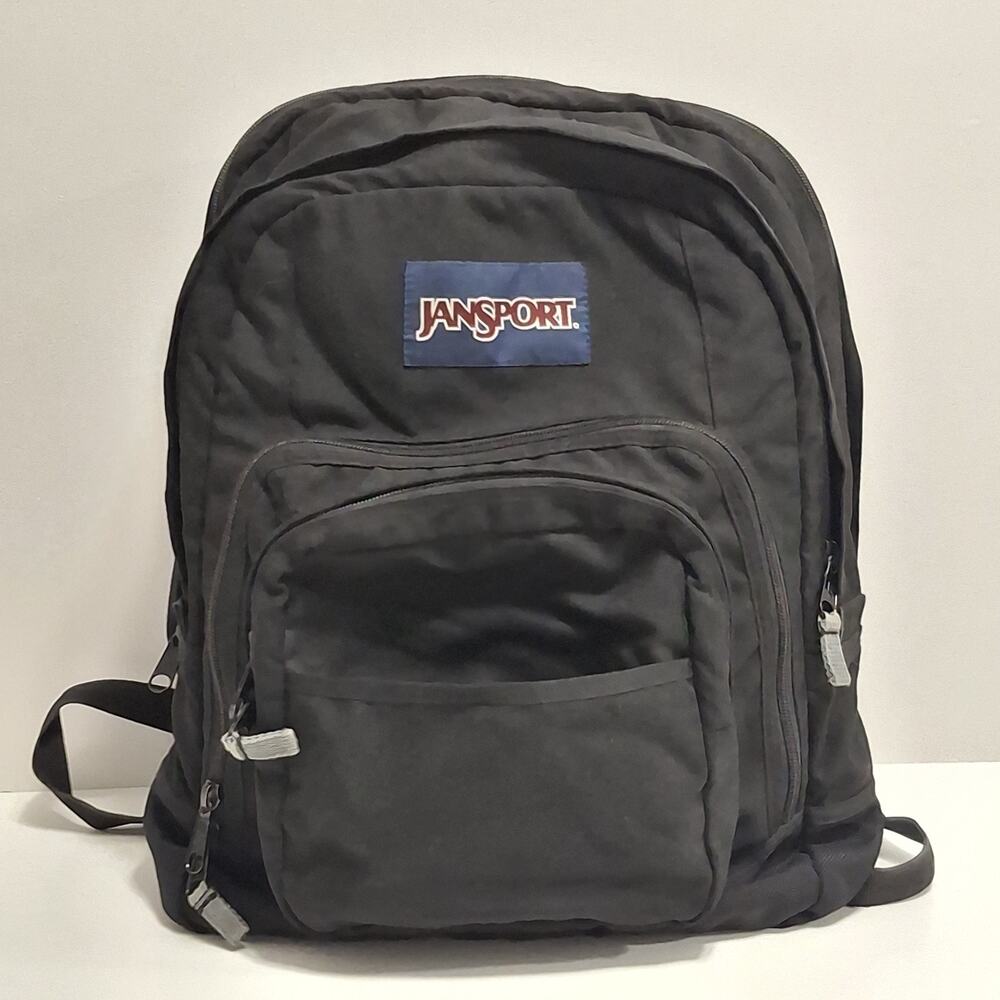 JanSport SuperBreak Backpack Black Classic School Book Bag
